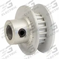 DAYTON Timing Pulley: Modified Curvilinear, Fixed, For GT Timing Belt Section, For 3 mm Belt Wd (MPN 17-2P03M6CA6). Key specifications — Brand: DAYTON; Finish: Clear Anodized; For Belt Series: Powerhouse®.