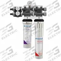 EVERPURE Water Filtration System: 0.5 micron, 2.5 gpm, MNPT, 23 1/4 in Overall Ht, 20,000 gal (MPN 170-52081-75). Key specifications — Brand: EVERPURE; Reduces: Chlorine; Filter Media: Catalytic Carbon.