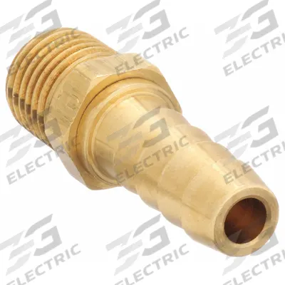 PARKER Barbed Hose Fitting: For 3/8 in Hose I.D., Hose Barb x NPT - Brass Multipurpose (Air, Water, Chemical) Rigid Barbed Hose Fittings