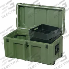 PELICAN Footlocker: 26.2 gal, 17 in x 33 in x 17 in, Green, Plastic, 2 Handles, Soft Grip Handle (MPN 472-FTLK-LG). Key specifications — attr1265575: Lock-Ready Hasp; attr1188468: PELICAN; attr1188455: Green; attr1188463: Soft Grip.