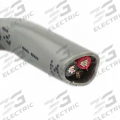CAROL Communication Cable: 25 ft Cable Lg, 16 Strands, 18 AWG, Riser, Comm Cable, PE, Gray, PVC (MPN C2535A). Key specifications — Application: Computer Systems; Fire Rating: Riser; Insulation Material: PE; Jacket Material: PVC; Manufacturer Part Number: C2535A; Product Type: Communication Cable; Shielding Material: Aluminum/Mylar; Brand: CAROL.