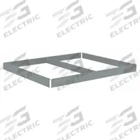 TENNSCO Shelf: 42 in x 30 in, 2,250 lb Load Capacity, Gray, Shelf (MPN ZLES-4230). Key specifications — Includes: (4) Beams; Shelf Configuration: Single Straight; Color: Gray; Frame Material: Steel; Brand: TENNSCO; Frame Finish: Zinc Plated; Product Type: Shelf.