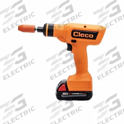 CLECO Screwdriver: 2.9 ft-lb Fastening Torque, 1,500 RPM No Load Speed, 1/4 in Drive Size - Cleco Cordless Torque Wrenches powered by Milwaukee
