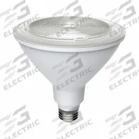 GE LAMPS Compact LED Bulb: LED, PAR38, Medium Screw (E26), 15 W Watt, 3000K, 1,300 lm Light Output (MPN LED15DP38VOW830/35-4PK). Key specifications — Bulb Finish: Clear; Color Temperature: 3000K; Shatter-Resistant: No; Brand: GE LAMPS; Voltage: 120V AC; Bulb Shape: PAR38.