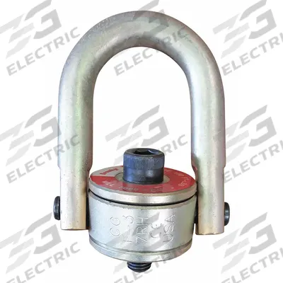 CROSBY Hoist Ring: Swivel, 1 1/2"-6, Max. 24,000 lb, Lifting, 180° Pivot Angle - Pivot & Rotate Hoist Rings