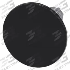 SIEMENS Mushroom Head Push Button: Black, 22 mm Mounting Size, Metallic, Momentary (MPN 3SU1050-1CD10-0AA0). Key specifications — Brand: SIEMENS; Action: Momentary; Series: 3SU; Push Button Material Type: Metallic.