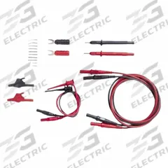 POMONA Test Lead Kit: CAT II 600V, Alligator Clip/Spade Lug/Std Probe, 1,001 V Max Volt, 4 ft Lg (MPN 5901B). Key specifications — Brand: POMONA.