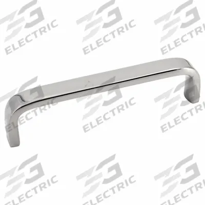 SUGATSUNE Pull Handle: Threaded Holes, Stainless Steel, Silver, M3 Screw Size - Standard Pull Handles