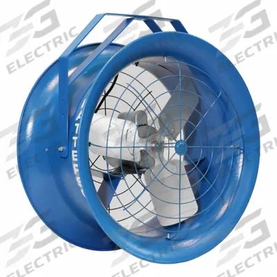 PATTERSON Fan Head: 30 in Blade Dia, 1 Speeds, 115/220V AC, 1 hp Motor - High-Velocity Industrial Fan Heads
