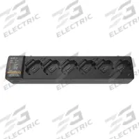 MOTOROLA Multi-Unit Charger: Fits Motorola, For DTR Series, 6 Radios Charged, 110 V AC, PMPN4465A. Key specifications — Brand: MOTOROLA; Compatible Radio Series: DTR; Product Type: Multi-Unit Charger.
