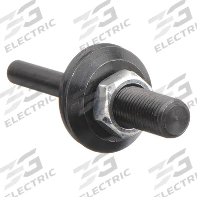 NORTON Unitized Wheel Mandrel: 1/4 in Shank, For 3/8 in Wheel Arbor - Nut Lock-Type Wheel Arbors