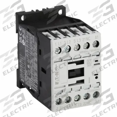 EATON Magnetic Contactor: Non-Reversing, 3 Poles, 3NO Contacts, 12 A - Non-Reversing IEC Contactors