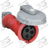 HUBBELL Pin and Sleeve Connector: Red, 480V AC, Single Phase, 30 A, 2 Pole, 3 Wire, IEC Grounding (MPN HBL330C7W). Key specifications — Brand: HUBBELL.