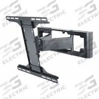 PEERLESS TV Wall Mount: Wall, Max. 55 lb, Fixed, 30° Swivel, 5° Down, 15° Up, Powder Coated, Black (MPN SP840). Key specifications — Manufacturer Part Number: SP840; Finish: Powder Coated; Includes Mounting Hardware: Yes; Material: Steel; Mounting Location: Wall; Brand: PEERLESS; Color: Black.