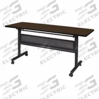 KOBE Seminar/Training Table: Walnut, 29 in, 60 in Table Lg, 24 in Table Wd, Nestable, Fixed Ht (MPN MKFTM6024NW). Key specifications — Brand: KOBE; Tabletop Color: Walnut.