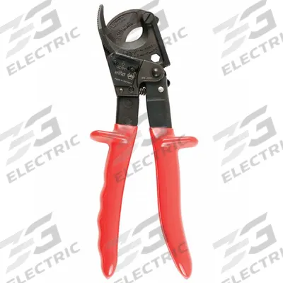 WIHA Insulated Cable Cutter: Steel Handle, Shear - Insulated Electrical & Data Cable Cutters