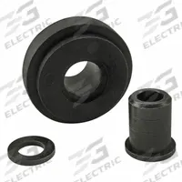 Roller Wheel: 10 Series/25 Series, 29 mm L x 29 mm W x 15 mm H, Black (MPN 12024). Key specifications — Brand: 80/20; Housing Material: Nylon PA Glass Fiber Reinforced; Includes: Steel Hub.