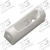BANSBACH Gas Spring Bracket: Polyacetal, 14.29 mm Overall Ht (MPN OP-200-03 (W)). Key specifications — Brand: BANSBACH; Material: Polyacetal.