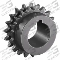 TRITAN Roller Chain Sprocket: 40-2, For 1/2 in Chain Pitch, 1 1/2 in Bore Dia, 19 Teeth, Steel (MPN D40BS19H X 1 1/2). Key specifications — Brand: TRITAN.