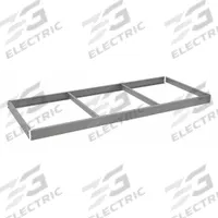 TENNSCO Shelf: 72 in x 30 in, 2,000 lb Load Capacity, Gray, Shelf (MPN ZLCS-7230). Key specifications — Includes: (4) Beams; Shelf Configuration: Single Straight; Color: Gray; Frame Material: Steel; Brand: TENNSCO; Frame Finish: Zinc Plated; Product Type: Shelf.