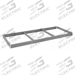 TENNSCO Shelf: 72 in x 30 in, 2,000 lb Load Capacity, Gray, Shelf (MPN ZLCS-7230). Key specifications — Includes: (4) Beams; Shelf Configuration: Single Straight; Color: Gray; Frame Material: Steel; Brand: TENNSCO; Frame Finish: Zinc Plated; Product Type: Shelf.