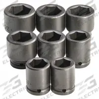 PROTO Impact Socket Set: 3/4 in Drive Size, Small Set (0-50 pieces) Set Size, 8 Pieces, (8) 6-Point (MPN J73103). Key specifications — attr1204251: PROTO; attr1215453: 3/4 in; attr1215454: 1 in to 1-1/2 in.
