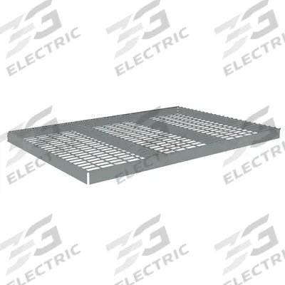 TENNSCO Shelf: 72 in x 48 in, 1,750 lb Load Capacity, Steel, 5 ga Decking, Gray - Wire Decking Shelf Kits for Boltless Shelving