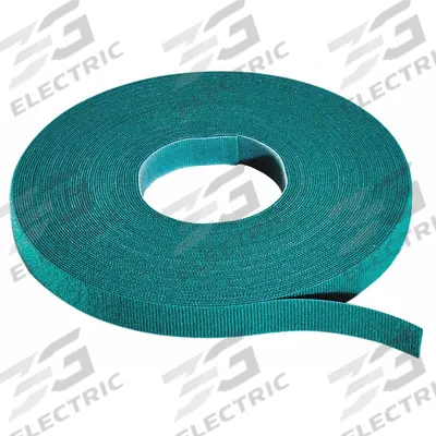 RIP-TIE Hook-and-Loop Cable Tie Roll: 15 ft Lg, 0.75 in Wd, 50 lb Tensile Strength - Cut to Length Hook-and-Loop Cable Tie Rolls