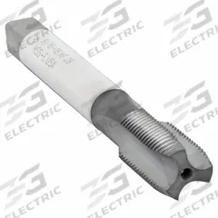 CLEVELAND Spiral Point Tap: 9/16"-18 UNF, 2B, 3 Flute, Plug Chamfer, Hardlube Coated Cobalt (MPN C96025)