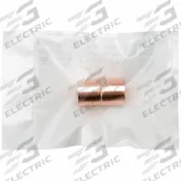 STREAMLINE Sweat Fitting Coupling: 1 1/4 in CTS x 1 1/4 in CTS, Cup x Cup, Rolled Center Stop (MPN W 01055CB)
