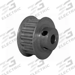 DAYTON Timing Pulley: Modified Curvilinear, Fixed, For GT Timing Belt Section, For 9 mm Belt Wd (MPN 17-5P09-6FA3). Key specifications — Brand: DAYTON; Finish: Clear Anodized; For Belt Series: Powerhouse®.
