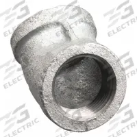 ANVIL Metal Pipe Elbow: 45° Elbow, 300 psi @ 150° F, 1/8 in x 1/8 in, Malleable Iron, Made in USA (MPN 0311022800). Key specifications — Maximum Operating Pressure: 300 psi @ 150° F; (DO NOT SEND) Manufacturer Location: Made in USA.