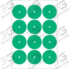 ACCUFORMNMC Gauge Marking Labels: Green, Polyester, 12 PK (MPN GML103GN). Key specifications — Label Color: Green; Label Material: Polyester.