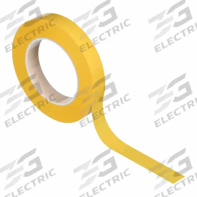 3M Film Tape: 3/4 in Wd, 54 5/8 yd Lg, 5.2 mil Thick, Polyolefin Film, Acrylic - High-Temperature Film Masking Tape