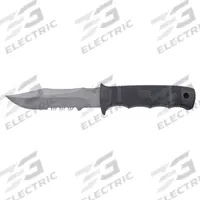 SOG Fixed Blade Knife: Serrated, 9 in Overall Lg, Steel, Glass-Filled Nylon, 4 3/4 in Blade Lg (MPN M37N-CP). Key specifications — attr307498: Yes; attr307493: Glass-Filled Nylon; attr307491: Steel; attr324881: SOG.