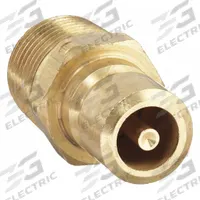 PARKER Hydraulic Quick Connect Hose Coupling: 3/8 in Coupling Size, Brass, 22.71 lpm Max. Flow Rate (MPN BPV353). Key specifications — Body Material: Brass; Thread Size: 3/8"-18; Brand: PARKER.