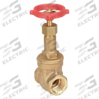 MILWAUKEE VALVE Gate Valve: 1 1/2 in, Bronze, Rising, FNPT x FNPT, 200 psi Max. Pressure (CWP) (MPN 148 1-1/2"). Key specifications — Wedge Material: Bronze; Brand: MILWAUKEE VALVE; Bonnet Material: Bronze.
