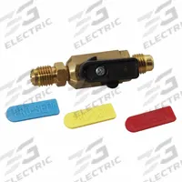 PRO-SET Ball Valve: Input 1/4 in Female SAE, Output 1/4 in Male SAE (MPN BVM). Key specifications — Product Type: Ball Valve; Brand: PRO-SET; Manufacturer Part Number: BVM.