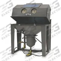 ECONOLINE Abrasive Blast Cabinet: Pressure Feed, 48 in W x 26 in D Work Area, 12 cfm (MPN 101697WD-A). Key specifications — Brand: ECONOLINE; Includes: Safety Gloves; Cabinet Opening Type: Side Door; Air Flow - Maximum: 12 cfm.