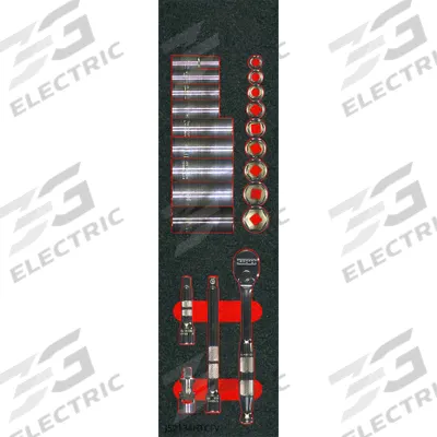 PROTO Socket Sets: 3/8 in Drive, 22 Piece, 6-Point, SAE - SAE Socket Sets with Bit Sockets & Drive Tools