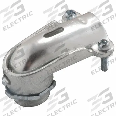 RACO Squeeze Elbow Connector: Iron, 1/2 in Trade Size - 90° Connectors - Squeeze Style