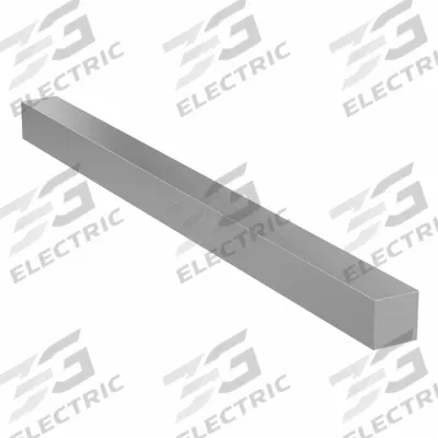 APPROVED VENDOR Alloy Steel Square Bar: 0.38 in Thick, 0 in/-0.004 in, 3/8 in x 6 in Nominal Size (WxL) - High-Strength 4140 Alloy Steel Flat Bars