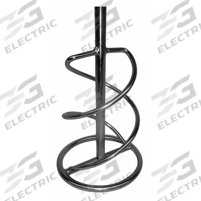 BN PRODUCTS USA Mixing Paddle: Single-Paddle, Low Viscosity, M14 Threaded, 24 in Lg - Single Paddles