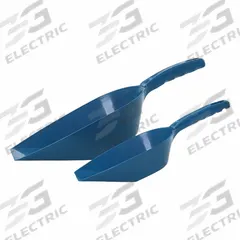 Scoop: Non-Sterile, Polypropylene, 1 L Capacity - mL, 33 3/4 fl oz Capacity - oz, 355 mm Overall Lg (MPN 515-S091-S051-P01). Key specifications — Standards: FDA Food Contact Approved; Color: Blue; Product Type: Scoop; Brand: DETECTAMET, INC..