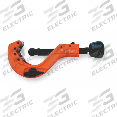 WESTWARD Tubing Cutter: 1/4 in – 2 1/2 in OD Cutting Capacity, Enclosed Feed Std Wheel Cutter - Metal Tubing Full-Size Cutters