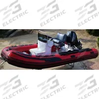 FSI Rescue Boat: 3,150 lb Load Capacity, 11 Max Passengers, Black/Red, 15 1/2 ft Overall Lg (MPN F-ALA-LX470). Key specifications — Material: 1800 dtex PVC; Aluminum; Brand: FSI; Includes: 13 ft (8 mm Dia) Towing Rope/Lifeline.