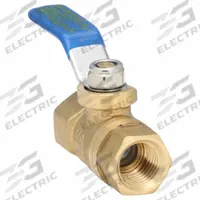 MIDWEST CONTROL Manual Two-Way Ball Valve: 1/4 in, Brass, Straight, FNPT x FNPT, Full Port Ball Port (MPN G-MFBV-25). Key specifications — Brand: MIDWEST CONTROL; Handle: Lever.
