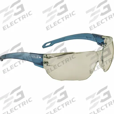 BOLLE SAFETY Safety Glasses: Copper Lens, Frameless, Anti-Fog/Scratch-Resistant - Adjustable Comfort-Fit Safety Glasses