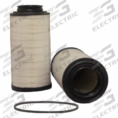 FLEETGUARD Automotive Air Filter: Round-Oval, Engine, Axial Seal, 13 1/16 in Outside Dia - Round/Oval Engine Air Filters