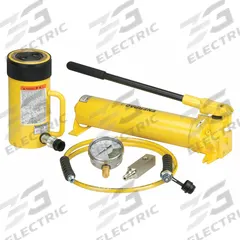 ENERPAC Standard Ram and Pump Set: 50 ton Cylinder Nominal Capacity, 6 1/4 in Cylinder Stroke (MPN SCR506H). Key specifications — attr96781: P80 RC506; attr96779: 4Z489 (Mfr. No. RC506); attr96780: 4Z481 (Mfr. No. P80); attr98877: ENERPAC.